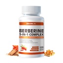ElevateLife Berberine Dodatek - Berberine 1500mg Per Serving, 120 Kapsle - Berberine HCI - Berberine Plus - Plus čisté pravda Ceylon Skořice, Berberine HCI Root Supplements pilulky