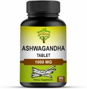 Ashwagandha Tablets, 1000mg PHARMAN 124; 100% přírodní Ashwagandha & Witanolide PHARMAN 124; Stres Relief Omlazuje mysl & tělo zvyšuje sílu a energii pro muže & ženy PHARMAN 124; 90 Tablet, 45 dní dodávky