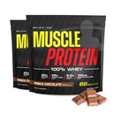 BARVENČNÍ LABS Svalová syrovátka ochucený protein prášek, 25,000mg aminokyselin / servírování, studená filtrovaná (balení května Vary) (10 liber (balení po 2), čokoláda)
