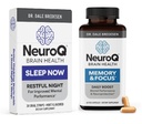 LifeSeasons NeuroQ Memory & Focus with SleepNow Strips - 24 / 7 Brain Health Support - Zlepšení kognitivní spánkové funkce - 30 denní dodávka