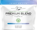 Muscle Feast Premium Směs Všechny přírodní hormon zdarma Grass- Fed syrovátkové bílkoviny prášek, bez příchutí, 2lb