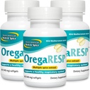 SEVERNÍ AMERICKÝ HERB & SPICE OregaResp P73-60 Softgels - Balení 3 - Podporuje imunitní a respirační zdraví - Komplex více kořenového oleje s oreganolem P73 Oregano Oil - Non- GMO - 90 Celkem Service