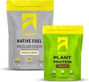 Areach Kasein protein Powder Vanilla Bean 2 LB & Plant Protein Powder Chocolate 18 Doručování