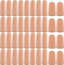 Gel Finger Podpora protektorových rukavic, Gel Finger Dětské postýlky / Kryty - Různé velikosti Silikonové prsty pro ruce Praskání, Eczema kůže (40ks)