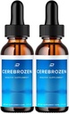 Cerebrozen Tinnitus Ušní kapky - Cerebrozen 24, Cerebrozen Liquid Drops, Cerebrozen Recenze, Cerebrozen Drops for Uar Relief (2 balení - 120 ML)