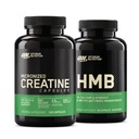 Optimum Nutrition Neochucené Creatin Monohydrát 100 Kapsle Balené s Optimum Nutition HMB 90 Kapsle