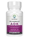 ADK vitamin Supplement 5000 IU - vysoce potentní vitaminy A, D3 a K2 pro kostní zdraví a absorpci vápníku 124; gluten- Free vitamin ADK dodatek, 60 Day Supply, 60 Kapsle