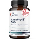 Design pro zdraví Annatto-E 300mg Tocotrienols Vitamin E - Delta + Gamma Tocotrienols na podporu zdraví srdce, oční zdraví, zdravé stárnutí - DeltaGold Antioxidanty dodatek (60 vitamin E Softgels)