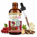 Rejuvica Health Cardiovance - Příplatek podpory srdce - Liquid Delivery for Better Absorption - Hawthorne, Hibiscus, Arjuna, Olive Leaf & Více!
