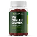 Saw Palmetto pro muže Gummies - DHT Blocker dodatek pro zdraví vlasů a mužský vzorové plešatění - 120 Počet - Podporuje Skalp a Prostate Wellness - Raspberry Flavor - Vegan, Non- GMO, 2 Měsíční dodávka