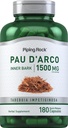 Piping Rock PAU D 'Arco Kapsle 124; 1500 mg iž