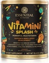 Esenciální nutriční vitamini Splash - Kids multivitamin Powder - Nutritional Support - 13 Active Vitamins & 6 Chelated Minerals, Prebiotic Fiber - Orange Flavor - (10.4 oz) - Vegan