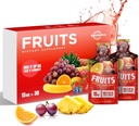 Super Fruit Liquid Juice - 30 Pouches Superfoods Ovoce Dodatek pro ženy, muže a děti - Podpora energie, imunita, Digestion & Metabolismus - Vegan, 30 denní dodávky