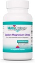 Nutricology vápník Magnesium Citrát Dodatek - Kostní zdraví, s vápníkem Citrát, čisté, Well- Absorbované, Vegetariánské kapsle - 100 Počet