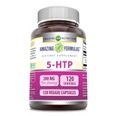 Amazing Applicas 5-HTP (L-5-Hydroxytryptofan) Dodatek 124; 200 Mg per Serving CLAS124; Veggie Capsules CLAS124; Non-GMO CLAS124; Gluten-Free CLAS124; Made in USA (1 balení 124; 120 Počet)