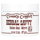 Country Comfort Bylinný Savvy Goldenseal Myrrh dodatek, 2 Ounce