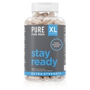 Pure for Men Stay Ready Fiber Extra Strength Supplementary 124; Stravovací Regularita 124; Bowel Movement & Gut Health Support PHAR124; Veganská čistota PHAR124; Proprietární vzorec PHAR124; 120 Vegan XL Kapsle