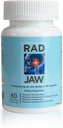 RAD JAW - TMJ dodatek pro ženy a muže, Nutrient- based TMJ Relief, Jaw Discomfort Support, Cíle Pain, Popping, Kliknutí, broušení, klesání (bruxismus) a další příznaky, 60 Zeleninové kapsle
