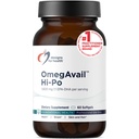 Designy pro zdraví Omegavail Hi-Po - TG (Triglycerid) Omega-3 Rybí olej dodatek, 1600mg EPA / DHA per Serving with Lemon + Vitamin E to Minimize Fish Taste (60 Softgels)