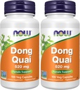 Nyní doplňky, Dong Quai (Angelica sinensis) 520 mg, female Support *, 100 Veg Kapsle (Balení po 2)