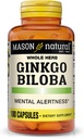 Mason Vitamins Ginkgo Biloba Kapsle, 180 Počet