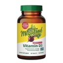 MegaFood Vitamin D3 2000 IU (50 mcg) - vitamín D doplňky s reálným jídlem, imunitní podpora, podporuje kosti, zuby a svaly, Vegetariánské, Certified Non- GMO, Kosher - 90 Tablety, 90 Služeb