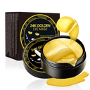 Pod Oční Záplaty, 24K Gold Eye Maska, 60PCS pod Oční maska, Kolagen Gel Pads Patch Patch Oční Záplaty pro Lightning vrásky Puffy Oye Dark Circles Anti- Aging Moisturising, Fine Lines Eye Bags Ženy Muži