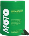 O Positiv Moto Podpora metabolismu žen - Energie, Cukrová chuť, Zdravý metabolismus - Veganské kapsle, 30 Služeb