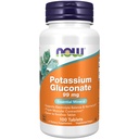 Nyní Potraviny Doplňky, Draslík Gluconate 99mg, Snadněji polykat, esenciální minerální *, 100 tablet