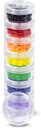 7 Day Medicine Pořadatel pilulek - Stackable Pill Box - Vhodné malé tablety a vitamínové doplňky - Udržujte svůj denní a týdenní medicína organizována na jednom místě - malé - jasné