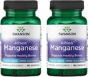 Swanson Albion Chelated Manganese 10 miligramů 180 tobolek (2 balení)