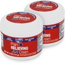 Modrá Goo Maximální síla bolest Relieving Cream - Hluboký ohřev Rub pro záda / krk, Sportovní svalů / klouby, Sprains, Bursitis, Strains - 2 balení po 4 oz, Vyrobeno se 100% čisté emu olej
