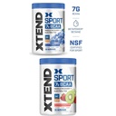 Scivation Xtend Hydrasport BCAA Powder, Branched Chain Amino Acids, BCAA, Zero Sugar Electrolyte Drink Powder + Hydratace, Blue Raspberry & Jahodové Kiwi, 30 Servings Twin Pack