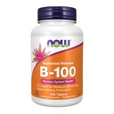 Nyní Potraviny doplňky, Vitamin B-100, Trvalé uvolňování, Výroba energie *, Nervový systém zdraví *, 100 Tablety