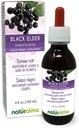 Naturalma Black Elder (Sambucus nigra) Květiny (Elderflower) a ovoce (Elderberry) Alkoholické-Free tinktura - 4 fl oz Liquid Extract in Drops - Bylinný dodatek - Vegan