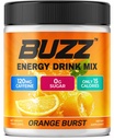 Morning Buzz Energy Drink Powder - Energy Boost Drink Mix - Sugar- Free Energy with Antioxidants - Morning Kickstart and Sports Nutrition Endurance Product - 30 Serings, Orange Burst, 8 Ounces