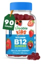 Lifeable Sugar Free Kids Vitamin B12 Gumy 124; 1000 mcg Gumy 124; Great Ochutnávání B12 Vitamíny pro děti Vitamíny pro děti 124; Energie, Mood, a Metabolismus Podpora 124; B 12 Vitaminové gumy pro chlapce a dívky 124; 90 Gumy