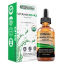 SBR Nutriční MAX Absorpce, Vitamin D3 + K2 (MK-7) Tekuté kapky s MCT olejem, mátový flavor, pomáhá podporovat silné kosti a zdravé srdce