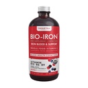 Liquid Iron Supplement CLAS124; Organic Certified, Berry Flavor - All Food Vitamin C Absorption Boost & Blood Building B Vitaminy - Methyl B12, L-Methylfolát & B6 - Podporuje zdravé hladiny železa - 7.6 oz