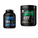 MuscleTech Creatine Monohydrát Powder Cell- Tech Creatine Powder 124; Post Workout Recovery Drink & BCAA Amino Acids + Electrolyte Powder, Amino Build, 7g BCAA + Electrolytes