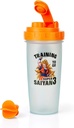 Dragon Ball Z Super Saiyan Goku Gym třepačka láhev -20-unce BPA-Volný plastový mixér láhev s Whisk Ball - protein Shake, strava náhrada, Smoothie Mixer - Gym Workout Příslušenství - Ideální DBZ dárky