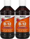 Nyní potraviny vitamín B-12 kapalný, 8oz (balení po 2)