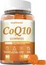 1 balení 500MG Coq10 Gummies - 3X Lepší absorpce, Plus Omega-3, hořčík, vitamin B3 & zinek - Coenzym Q10 doplňky pro srdeční zdraví, buněčná energie a antioxidant, Vegan, 60 Counts