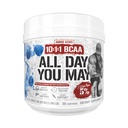 5% Nutrition Rich Piana AllDayYouMay BCAA Powder 124; Premium Intra & Post Workout Amino Acids, EAA, Electrolytes IR 124; Hydration, Endurance, Recovery 124; Vegan & Keto IR 124; 16.4 oz, 30 Srvgs (Blue Raspberry)