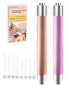 Ušní Pick Ušní Wax Odstranění nástroje LED světla Ušní čištění Kit updated Verze Verze Non-Slip Soft Safety Spoon hlava vyměnitelná a snadno čisté bezpečnostní materiál