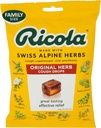 Ricola Původní Herb kašel Kapky, 45 Počet, Kašel Supressant & Hrdlo Relieving Kapky s přirozeně sourced Menthol, Pleasing Bylinná chuť pro kašel & Krční podráždění Symptomatická úleva