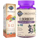Zahrada života Organics Elderberry imunitní gumy, 120 Počet & B12 Vitamin Raspberry Spray, 500mcg, 2oz
