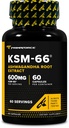 Primaforce KSM- 66 Ashwagandha Root Extract (600mg) 60 Veggie Kapsle - 5% Witanolides s BioPerine