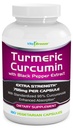 Turmerický kurkumin s černým pepřovým extraktem - 755mg na kapslí, 180 Veg. Kapsle - Obsahuje Piperine (pro superior absorpce a tumerické bio- dostupnost) a 95% standardizované kurkuminoidy