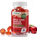 Jablečné octové žvýkačky 60 Počítá se 1000mg AVC s vitaminem B6 vitamin B12 pro metabolismus, stravení, detox, guta a imunitní zdraví